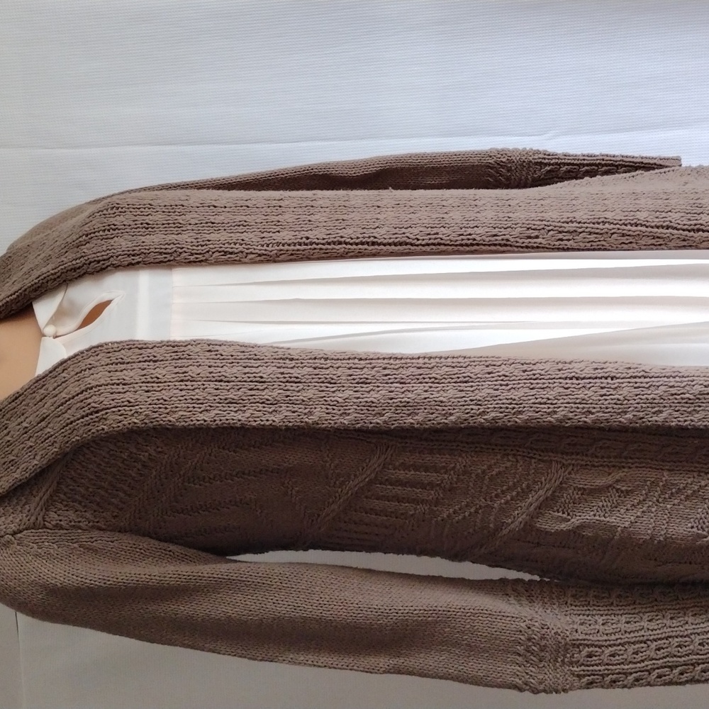 Anthropology Rome cardigan Angel of the North brown size M